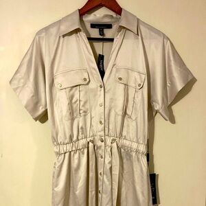 White House Black Market Cream Dress